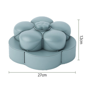 Petal-shape Rotating Snack Container