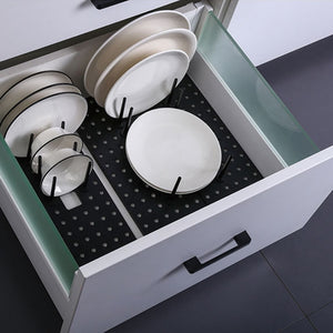 Retractable Storage Dish Rack