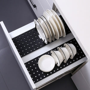 Retractable Storage Dish Rack