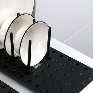 Retractable Storage Dish Rack