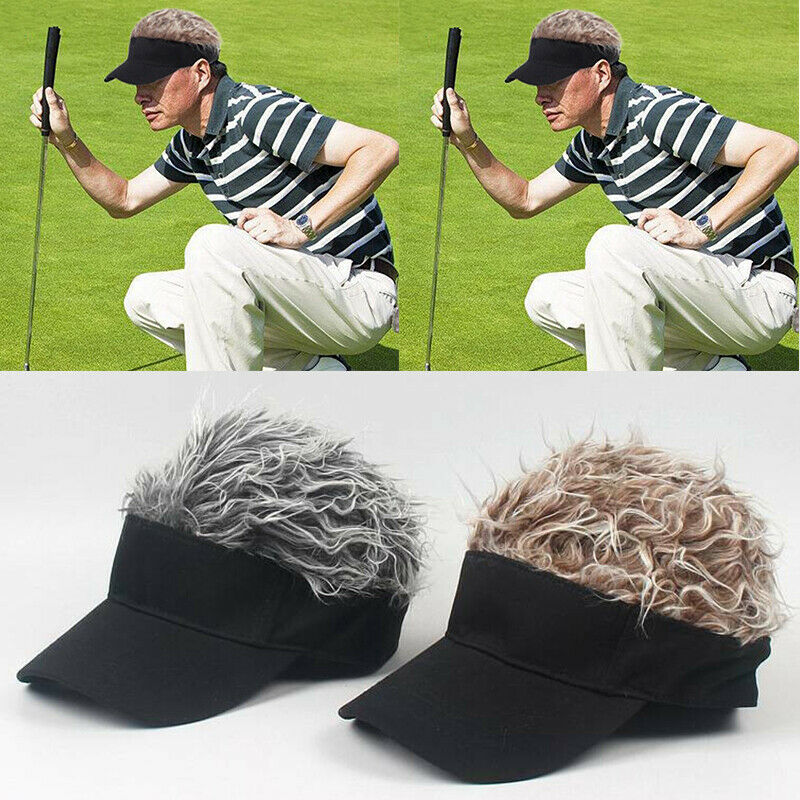 Novelty Hair Visor Cap