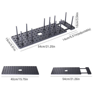 Retractable Storage Dish Rack