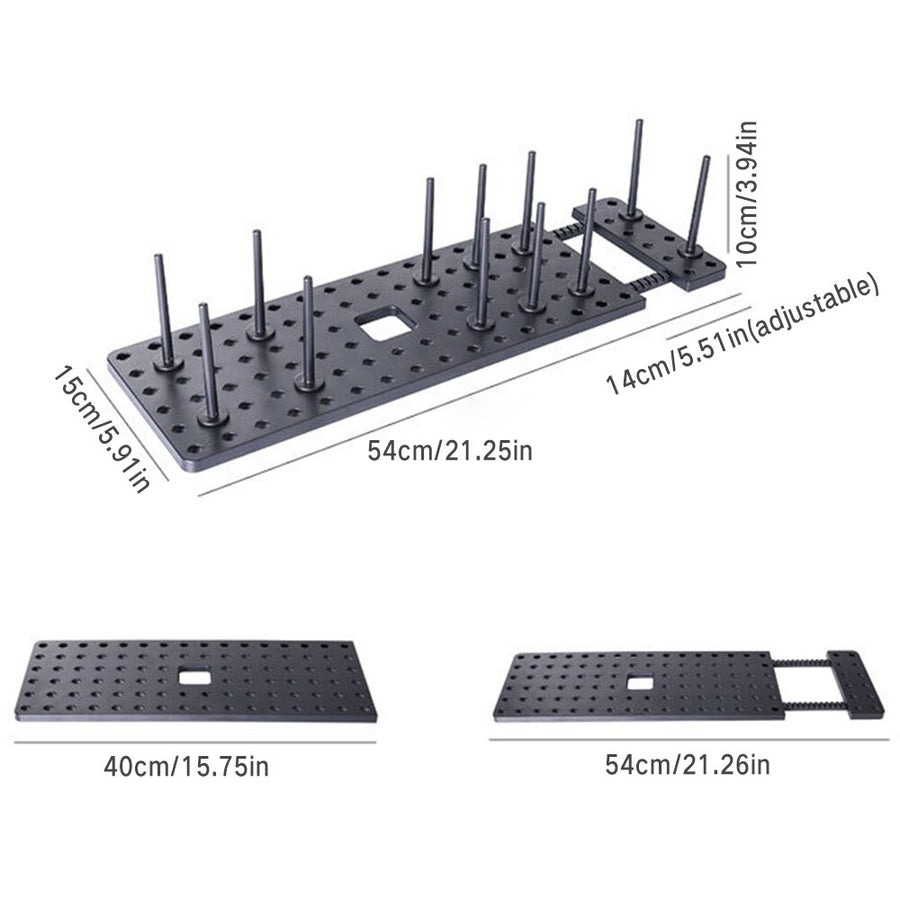 Retractable Storage Dish Rack