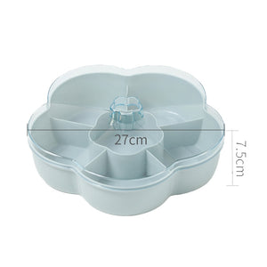 Petal-shape Rotating Snack Container