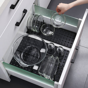 Retractable Storage Dish Rack