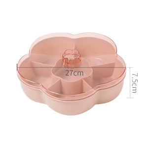 Petal-shape Rotating Snack Container