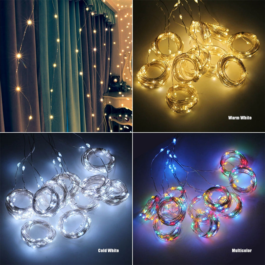 LED Curtain String Lights