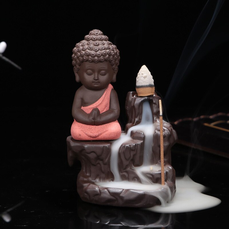 Backflow Buddha Incense Burner