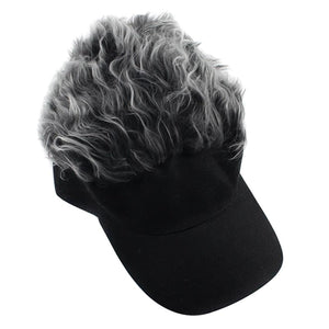 Novelty Hair Visor Cap