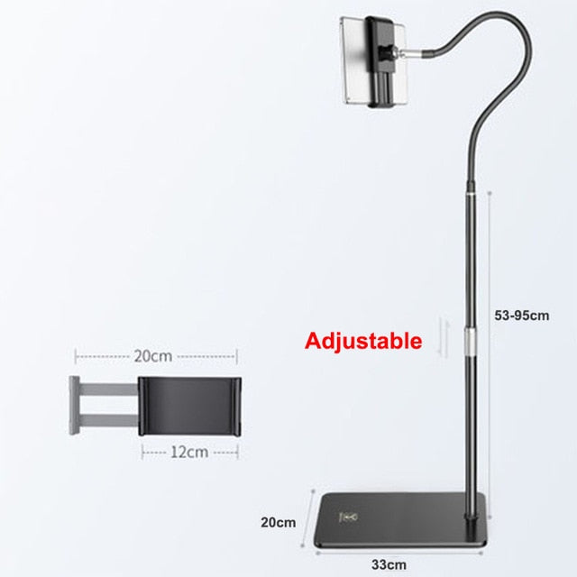 Adjustable Tablet and Phone Floor Stand holder